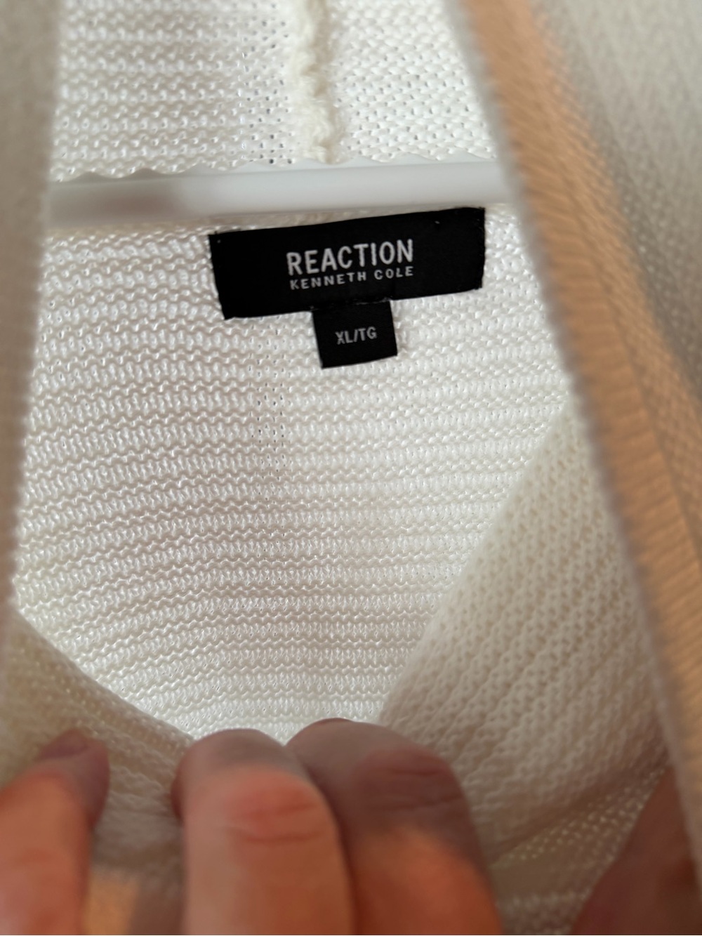Kenneth Cole Cream Cowl Neck Sweater - Picture 3 of 3